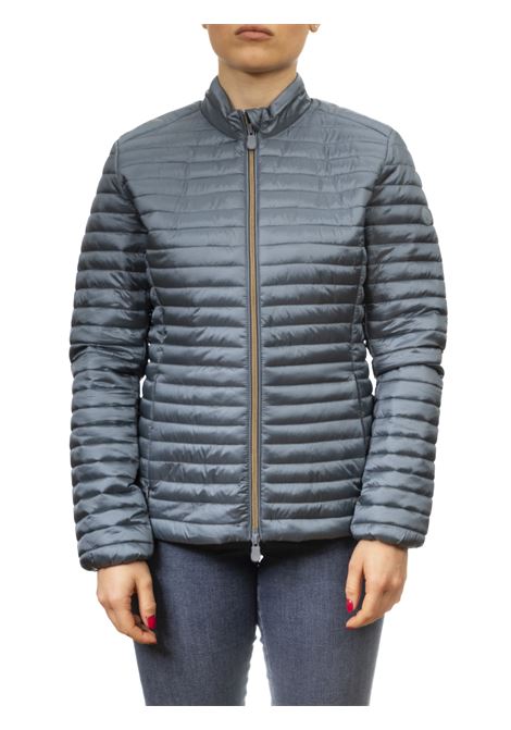 piumino logo grigio SAVE THE DUCK | D38370WIRIS20-10039